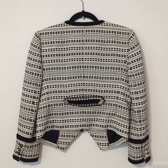 Juicy Couture Black & White Patterned Jacket coat - Picture 5 of 11